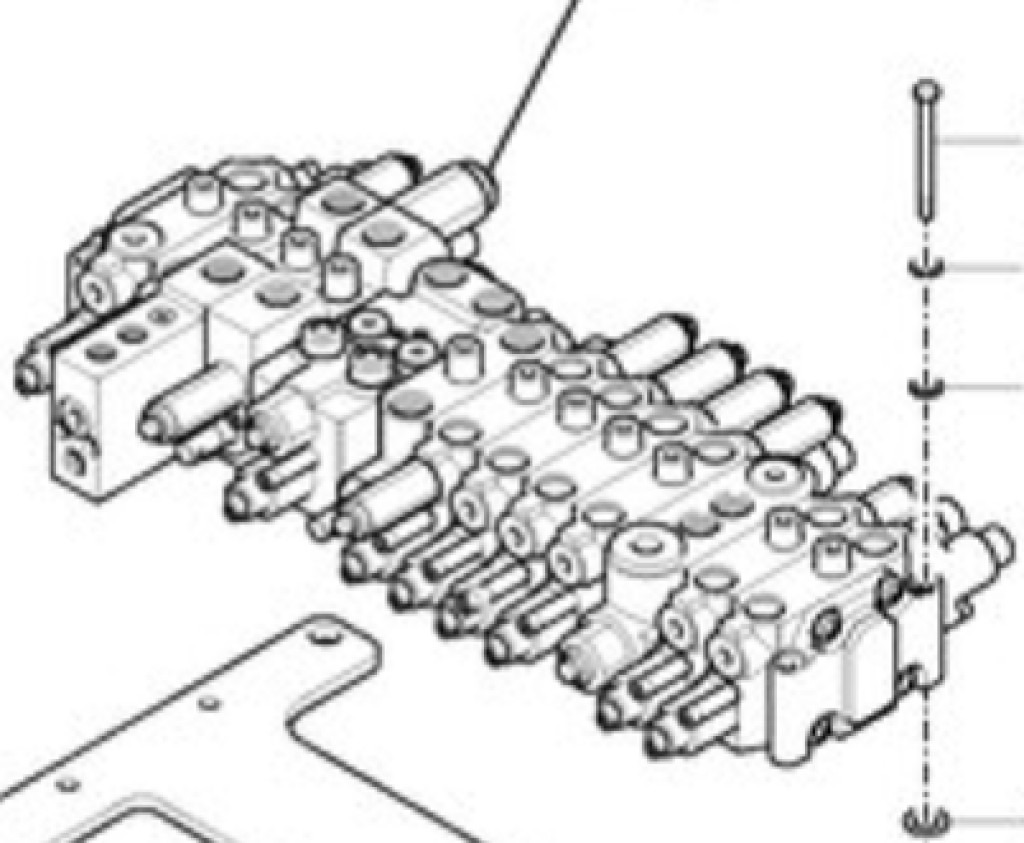 Case 31M9-18150 - 31M9-18581 - Hydraulic valve for Construction machinery: picture 2 Case 31M9-18150 - 31M9-18581 - Hydraulic valve for Construction machinery: picture 2