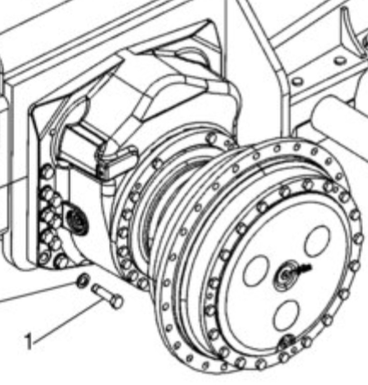 Case 47863726 - 47863724 - Final drive for Construction machinery: picture 2 Case 47863726 - 47863724 - Final drive for Construction machinery: picture 2