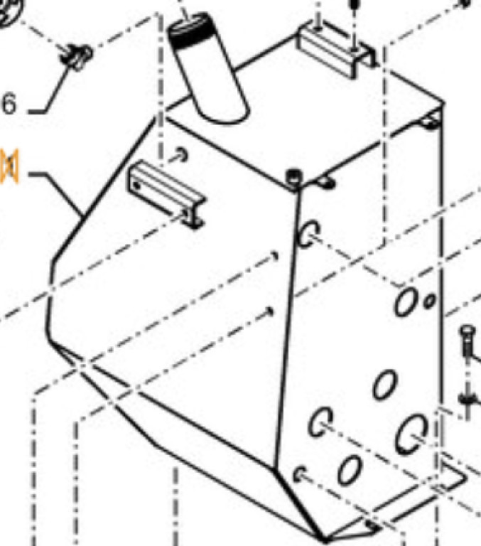 Case 48008259 - Hydraulic tank for Construction machinery: picture 1 Case 48008259 - Hydraulic tank for Construction machinery: picture 1