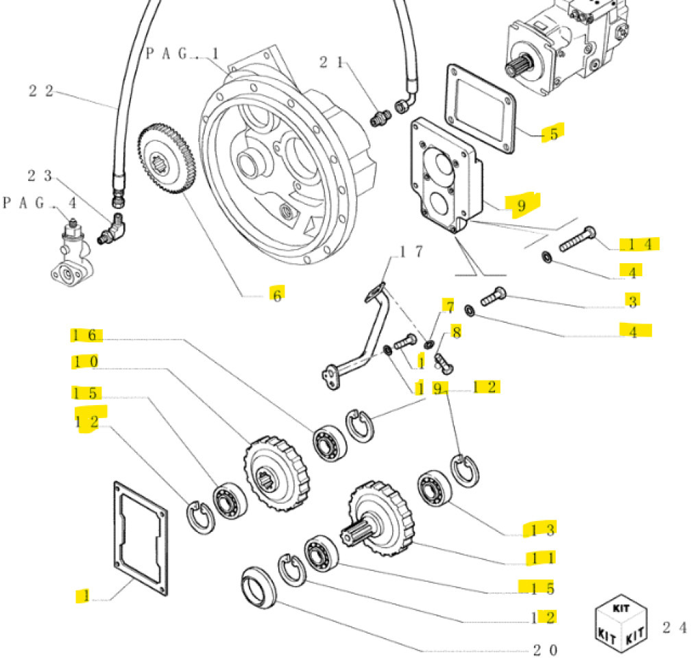 Case 76093726 - Transmission for Agricultural machinery: picture 1 Case 76093726 - Transmission for Agricultural machinery: picture 1