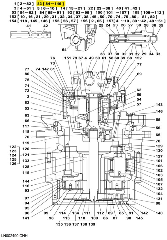 Case LN002490 - Final drive for Construction machinery: picture 2 Case LN002490 - Final drive for Construction machinery: picture 2