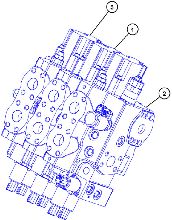 Caterpillar 6031525 - Hydraulic valve for Construction machinery: picture 2 Caterpillar 6031525 - Hydraulic valve for Construction machinery: picture 2