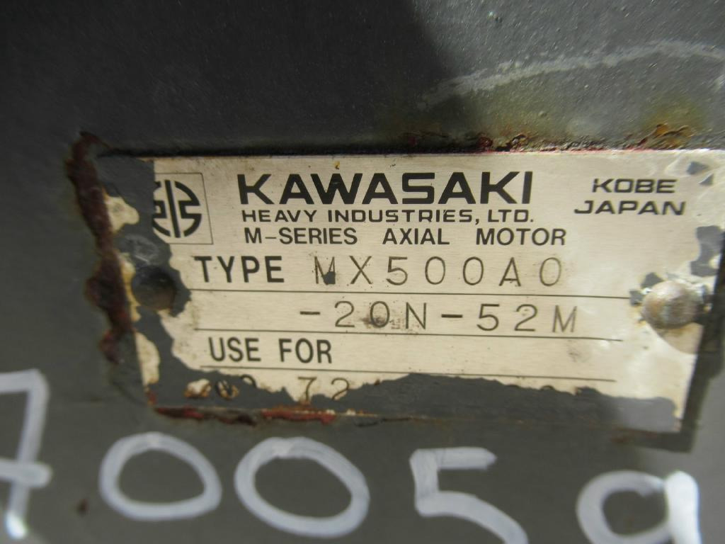Kawasaki MX500A0-20N-52M - - Hydraulic motor for Construction machinery: picture 4 Kawasaki MX500A0-20N-52M - - Hydraulic motor for Construction machinery: picture 4