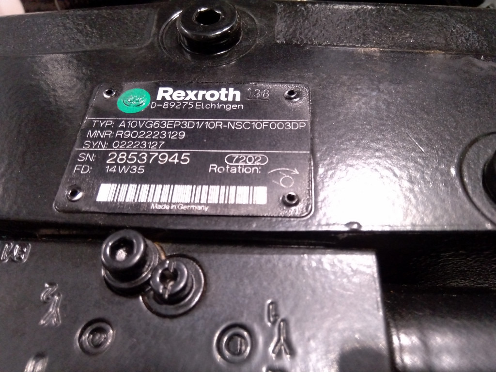Rexroth A10VG63EP3D1/10R-NSC10F003DP - R902223129 - Hydraulic pump for Construction machinery: picture 4 Rexroth A10VG63EP3D1/10R-NSC10F003DP - R902223129 - Hydraulic pump for Construction machinery: picture 4