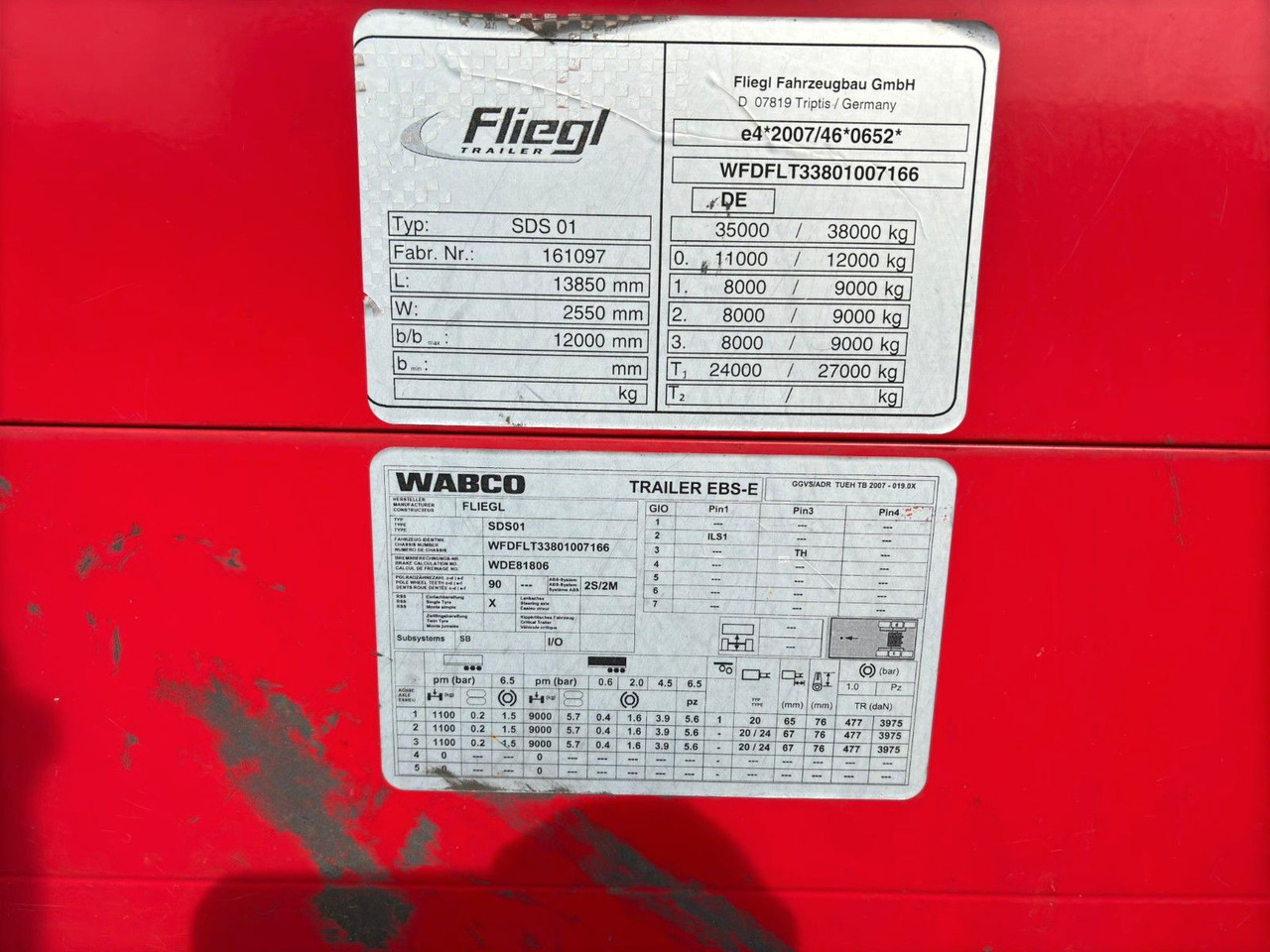 Curtainsider semi-trailer Fliegl SDS 380 01: picture 7 Curtainsider semi-trailer Fliegl SDS 380 01: picture 7