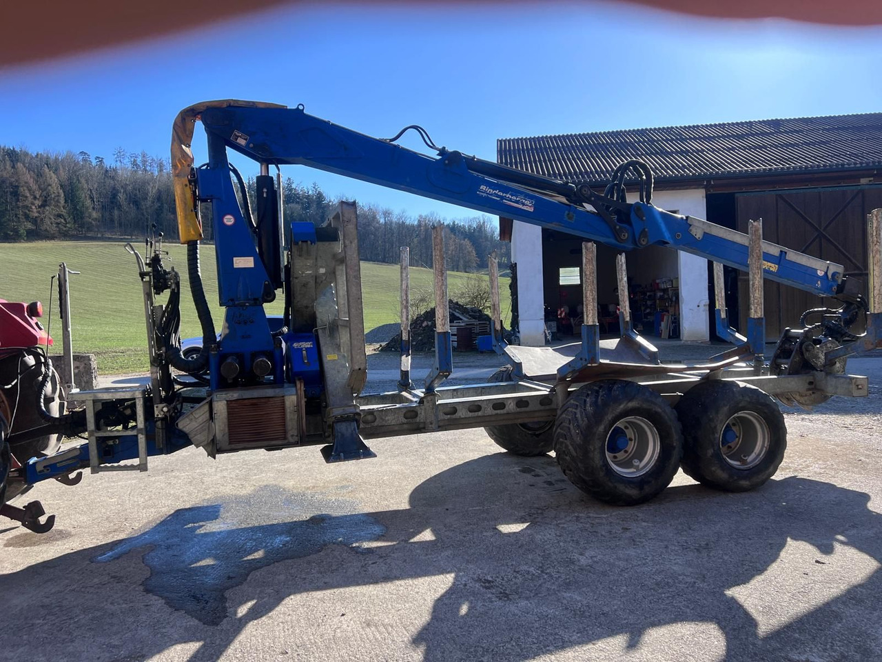 Binderberger RW14 mit Penz BP 8000L Kran - Forestry trailer: picture 5 Binderberger RW14 mit Penz BP 8000L Kran - Forestry trailer: picture 5