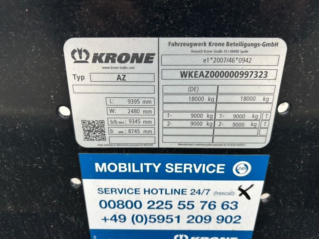 Krone 2 Achswechselfahrgestell, Typ: MAXI AZW 18 eL3B7 - Container transporter/ Swap body trailer: picture 4 Krone 2 Achswechselfahrgestell, Typ: MAXI AZW 18 eL3B7 - Container transporter/ Swap body trailer: picture 4