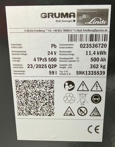 AIM 24 Volt 4 PzS 500 Ah - Battery: picture 4 AIM 24 Volt 4 PzS 500 Ah - Battery: picture 4