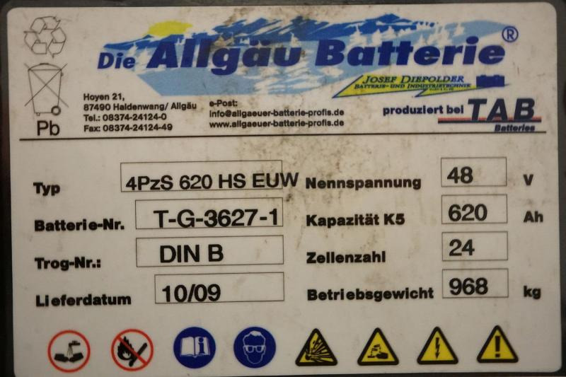 ALLGÄU BATTERIE 48 Volt 4 PzS 620 Ah - Battery: picture 5 ALLGÄU BATTERIE 48 Volt 4 PzS 620 Ah - Battery: picture 5