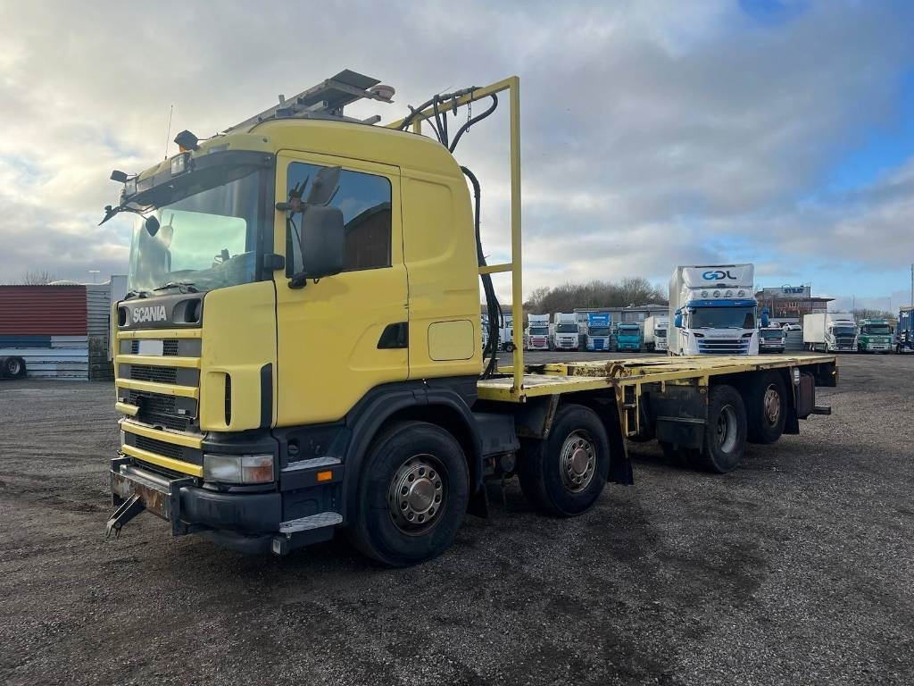 Scania R124 GB 8X2*6 NB420 serie 4936 - Dropside/ Flatbed truck: picture 1 Scania R124 GB 8X2*6 NB420 serie 4936 - Dropside/ Flatbed truck: picture 1