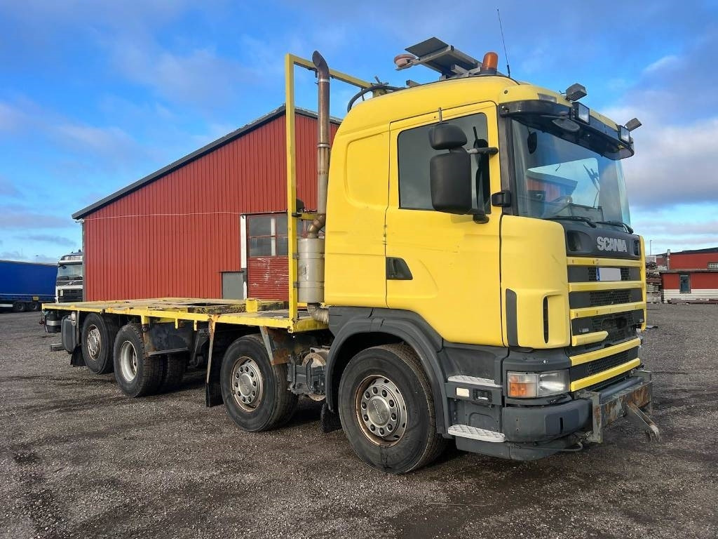 Scania R124 GB 8X2*6 NB420 serie 4936 - Dropside/ Flatbed truck: picture 3 Scania R124 GB 8X2*6 NB420 serie 4936 - Dropside/ Flatbed truck: picture 3
