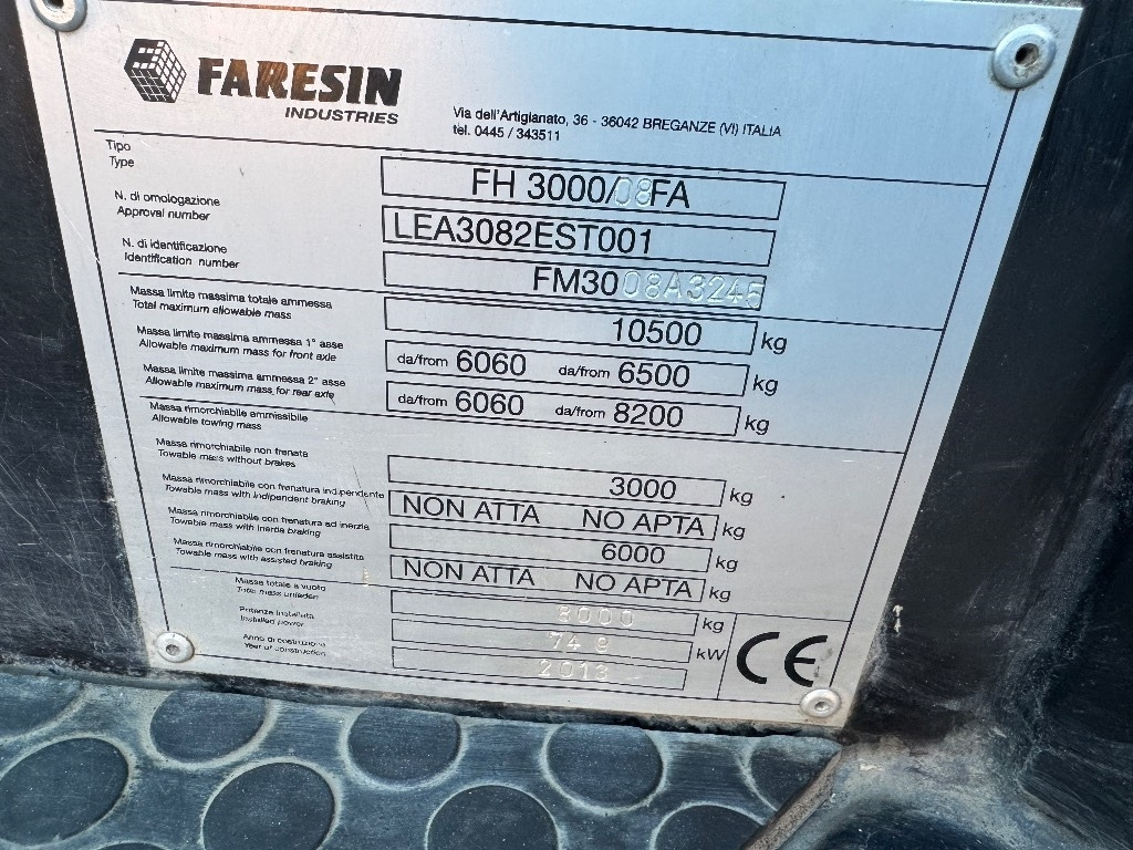 Telescopic handler Faresin FH 3000/08: picture 10