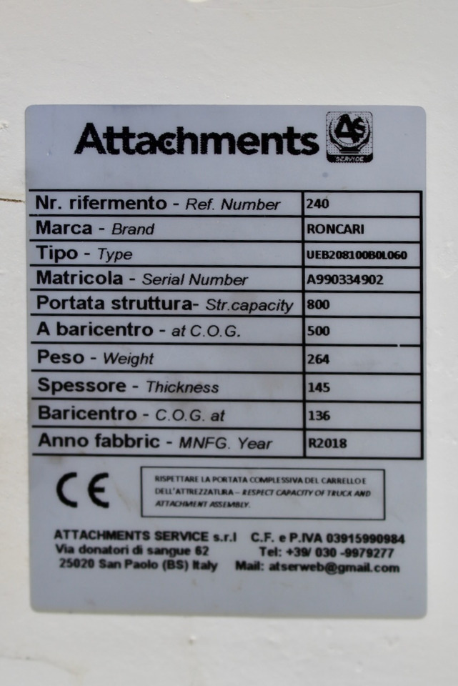 RONCARI UEB208100B0L060 - Clamp: picture 5 RONCARI UEB208100B0L060 - Clamp: picture 5