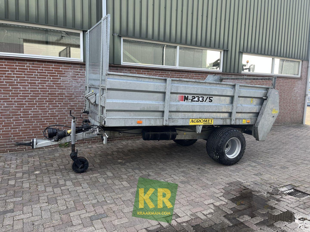Manure spreader 5T mest strooier Agromet: picture 7