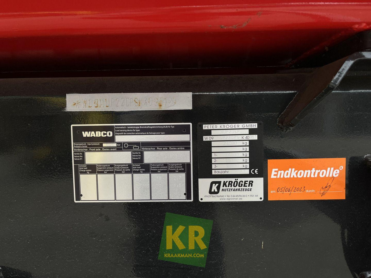 Kröger Overig - Farm tipping trailer/ Dumper: picture 2 Kröger Overig - Farm tipping trailer/ Dumper: picture 2