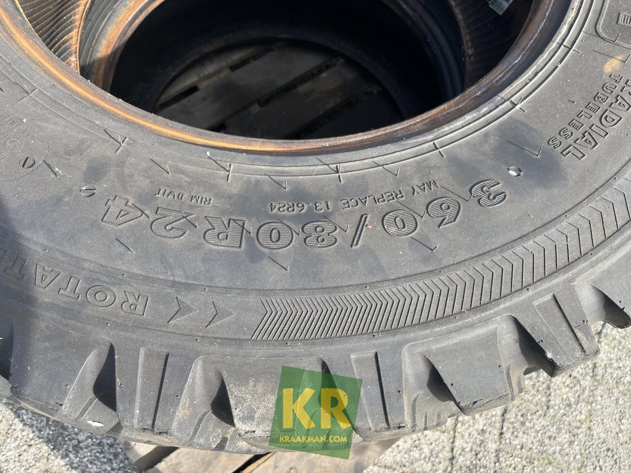 Nokian 360/80R24 Tri 2 Onbekend merk - Tire for Agricultural machinery: picture 3 Nokian 360/80R24 Tri 2 Onbekend merk - Tire for Agricultural machinery: picture 3