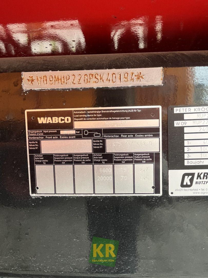 Overig Kröger - Farm tipping trailer/ Dumper: picture 3 Overig Kröger - Farm tipping trailer/ Dumper: picture 3