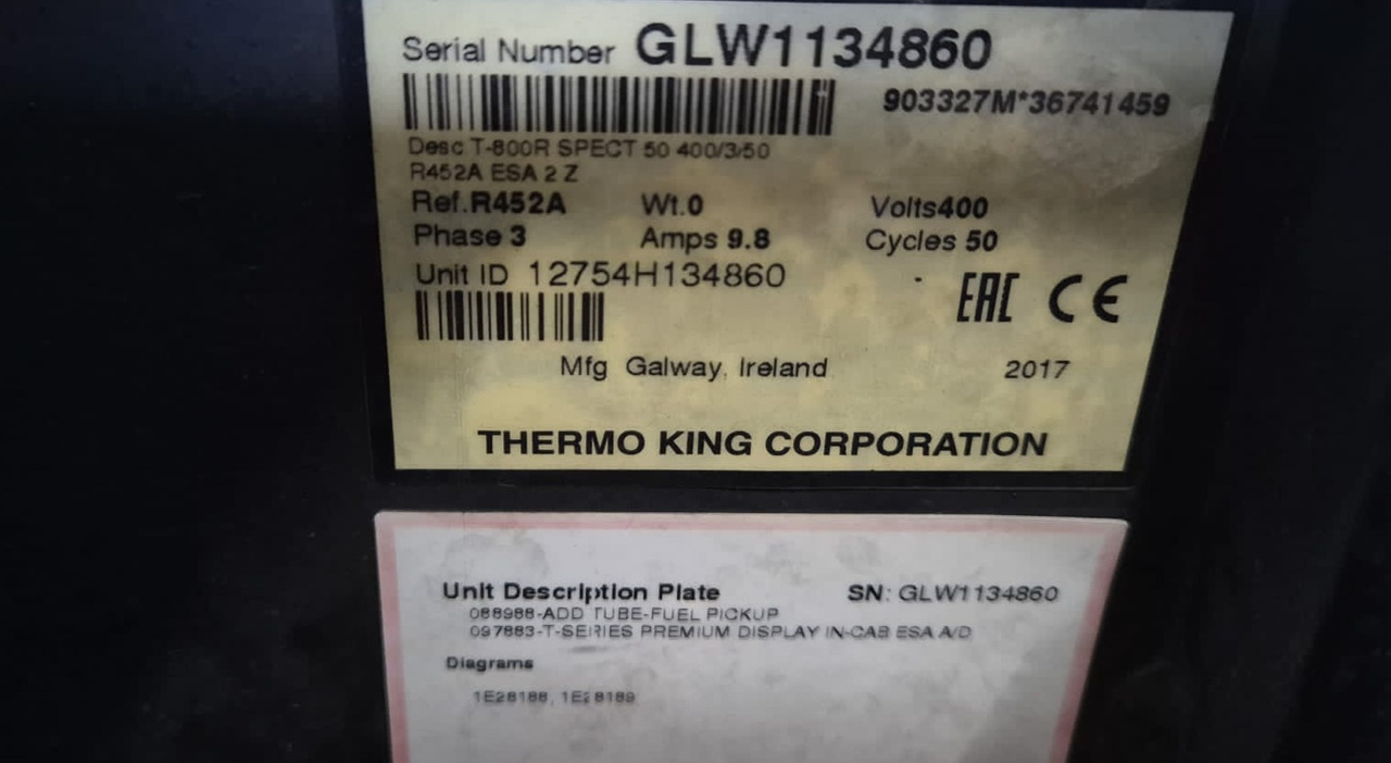 Thermo King T-800 Spectrum - Refrigerator unit for Truck: picture 5 Thermo King T-800 Spectrum - Refrigerator unit for Truck: picture 5