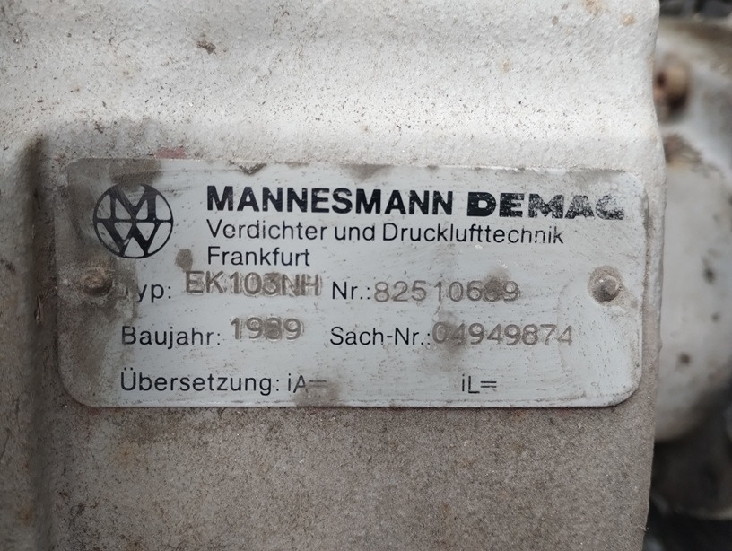 Air compressor DEMAG MANNESMANN SC20 DS-2 SC 20 7 bar Air compressor Sprężarka powietrza Kompresor: picture 8