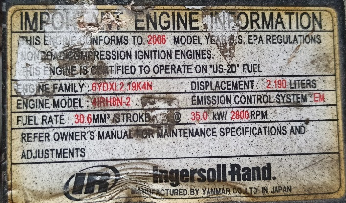 SILNIK YANMAR 4IRH8N - 2 - Engine and parts for Agricultural machinery: picture 5 SILNIK YANMAR 4IRH8N - 2 - Engine and parts for Agricultural machinery: picture 5