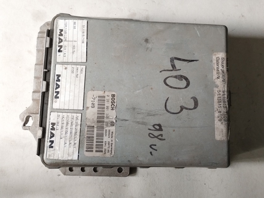 STEROWNIK SILNIKA MAN F2000 403 EDC 0281001346 7109 51116157109 - ECU: picture 1 STEROWNIK SILNIKA MAN F2000 403 EDC 0281001346 7109 51116157109 - ECU: picture 1