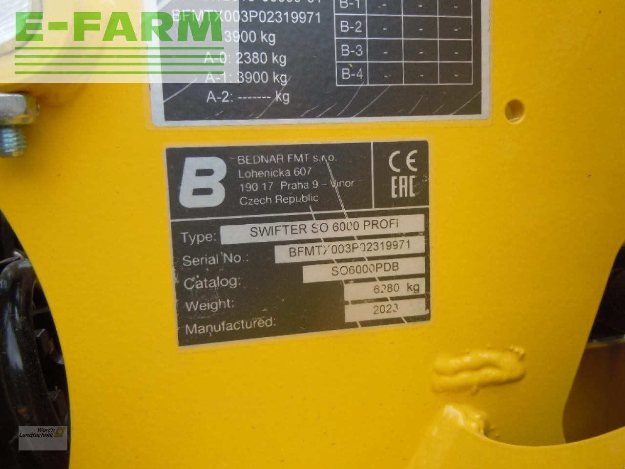 Combine seed drill Bednar swifter so 6000 prof: picture 7