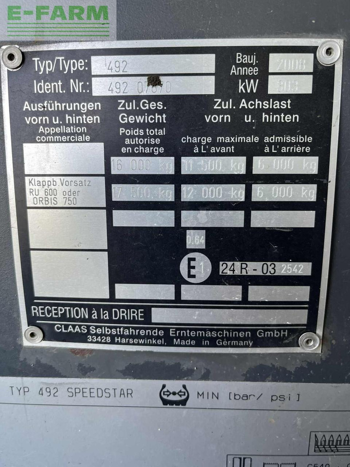 CLAAS Jaguar 850 Speedstar - Forage harvester: picture 5 CLAAS Jaguar 850 Speedstar - Forage harvester: picture 5