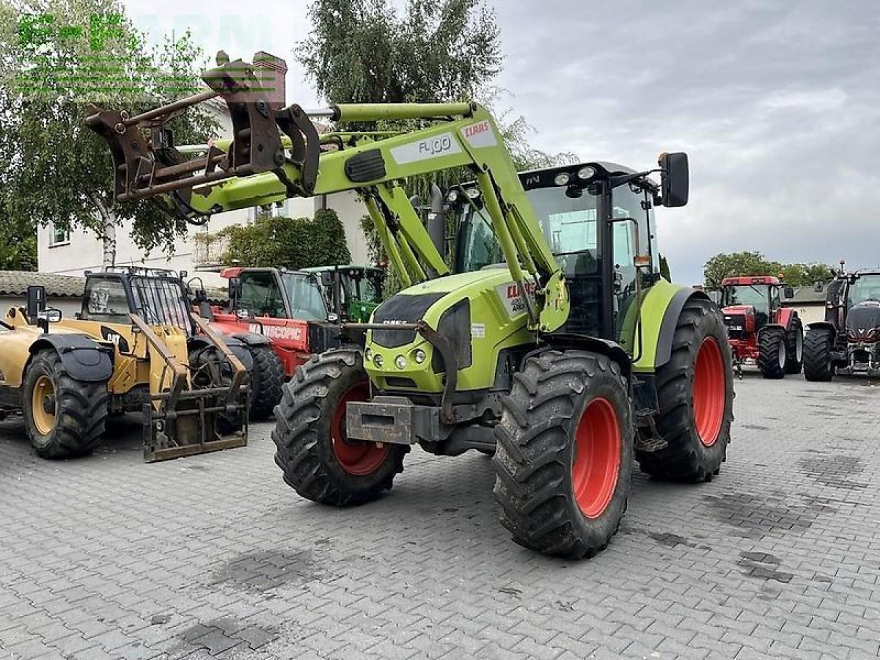 CLAAS arion 420 cis + claas fl100 - Farm tractor: picture 2 CLAAS arion 420 cis + claas fl100 - Farm tractor: picture 2