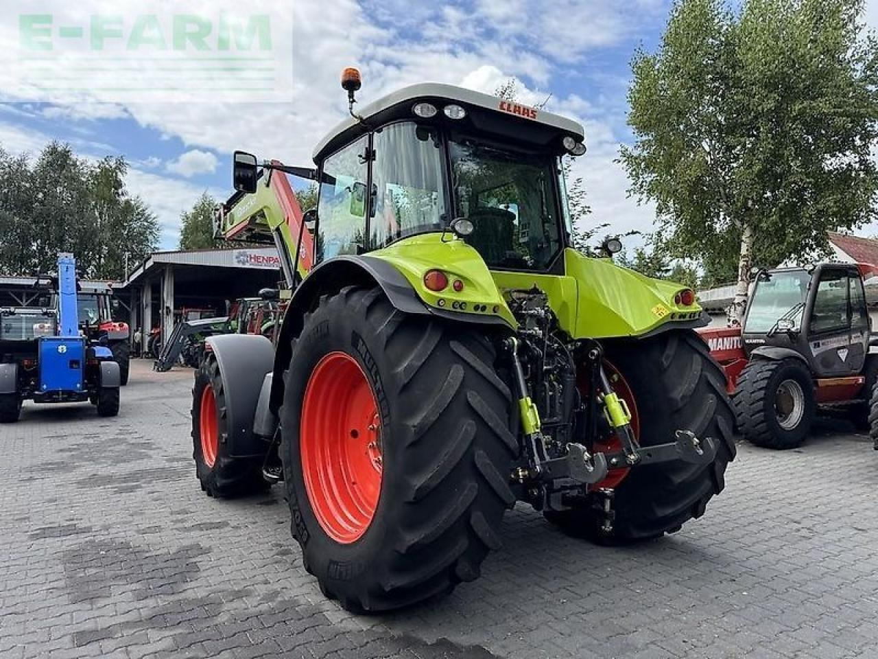 Farm tractor CLAAS arion 640 cis + quicke q65 CIS: picture 7