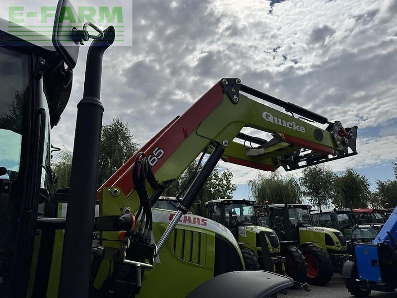 Farm tractor CLAAS arion 640 cis + quicke q65 CIS: picture 19