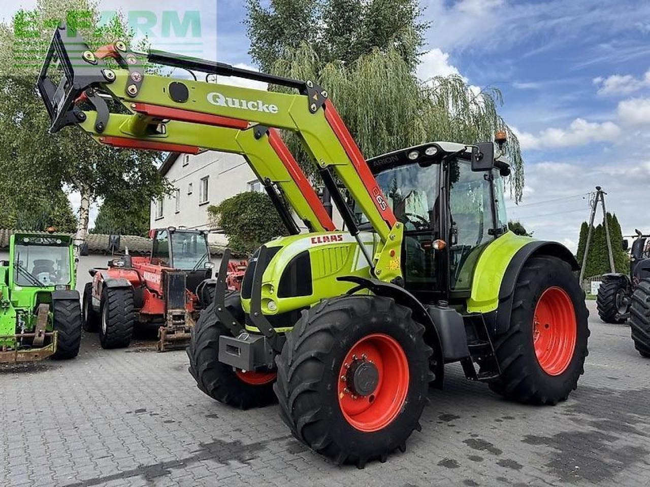 Farm tractor CLAAS arion 640 cis + quicke q65 CIS: picture 9