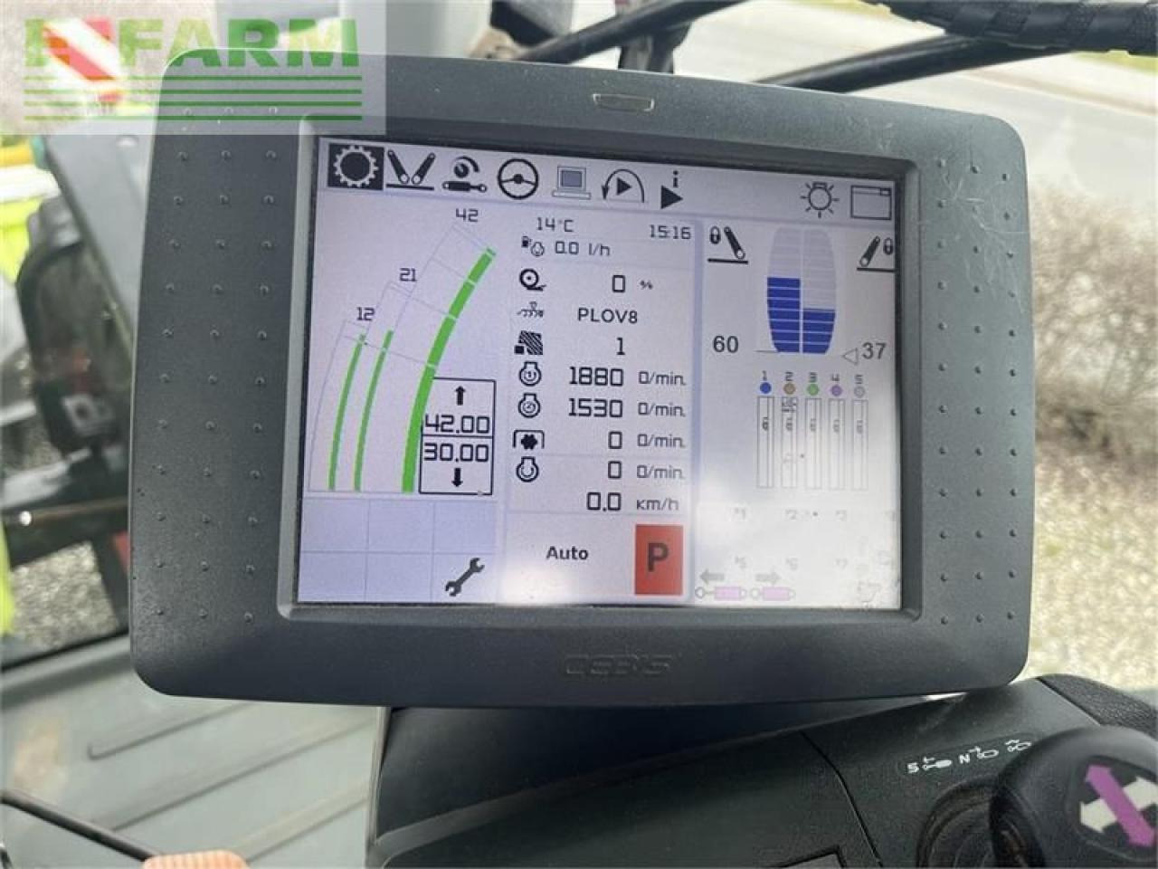 Farm tractor CLAAS axion 850 cmatic nye dæk CMATIC: picture 11