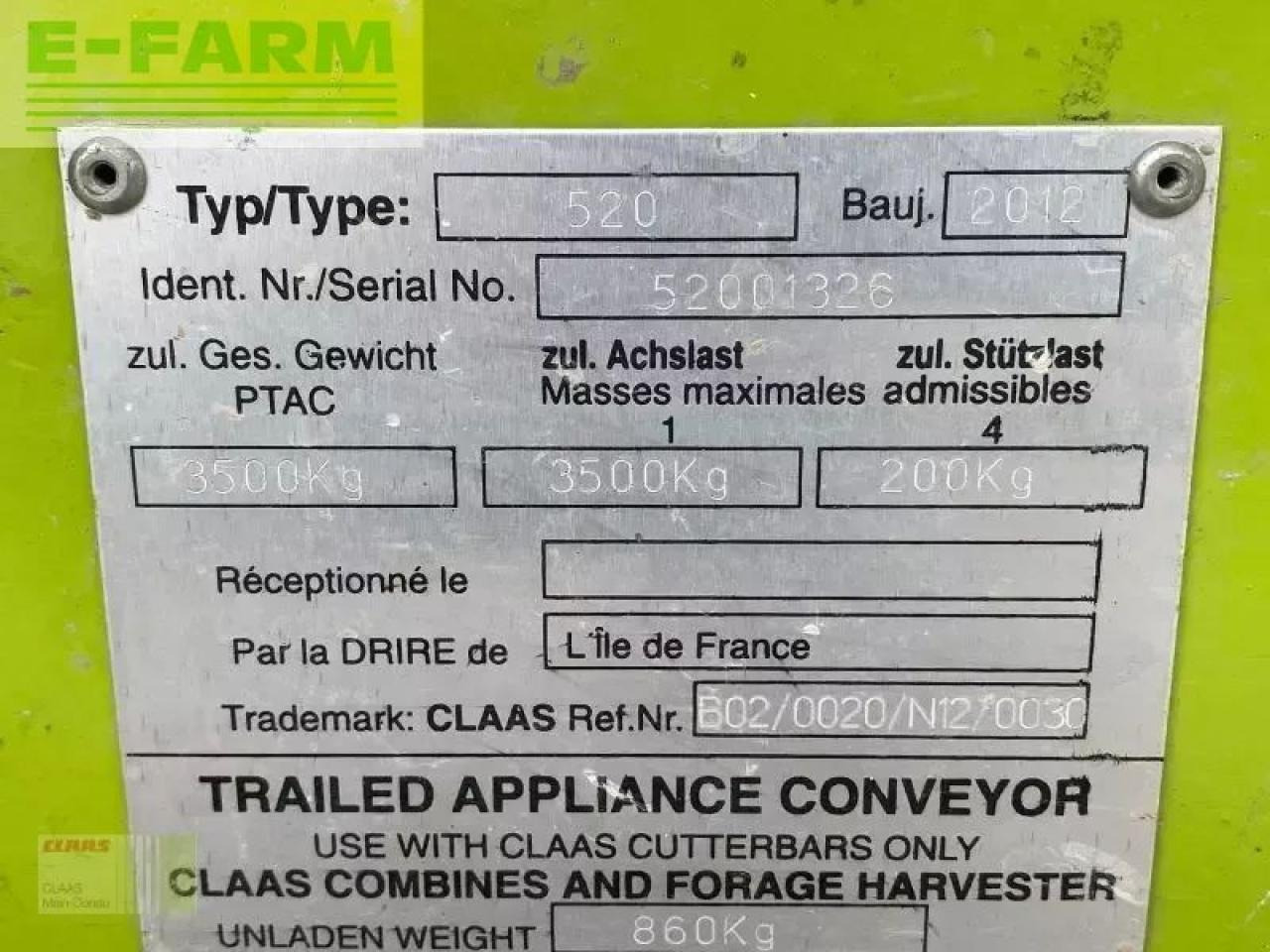 Combine harvester CLAAS tucano 420 m. vario 540 +tw: picture 22