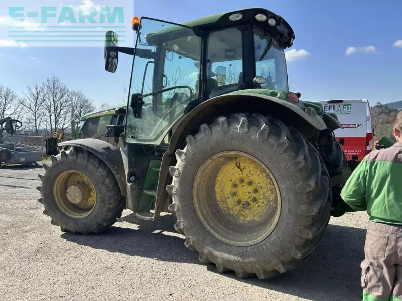 John Deere 6r 155 + chargeur - Farm tractor: picture 4 John Deere 6r 155 + chargeur - Farm tractor: picture 4