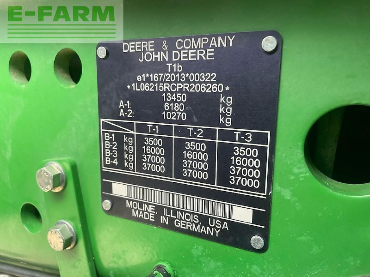 Farm tractor John Deere 6r215 / 6r 215: picture 10