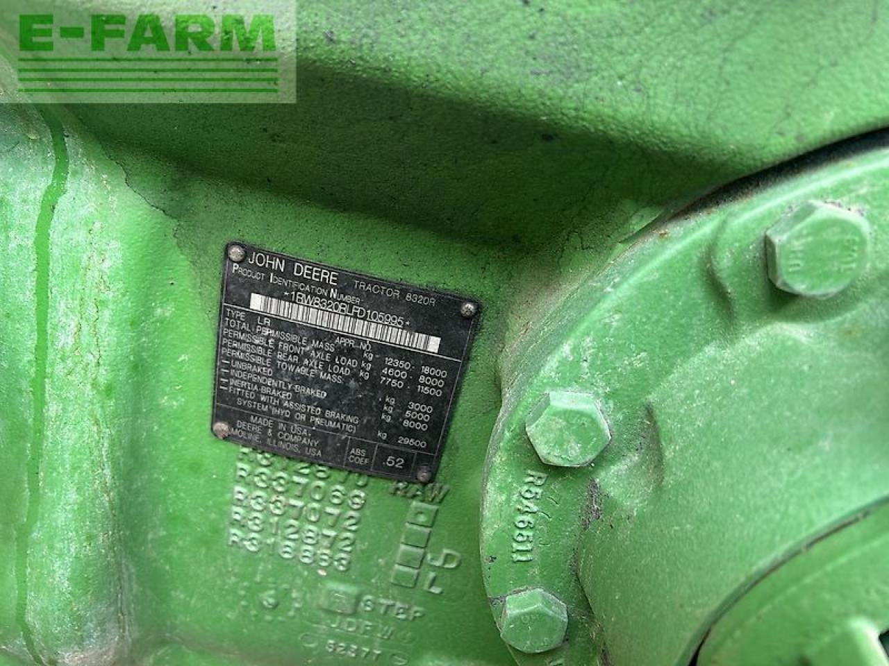 Farm tractor John Deere 8320r: picture 6 Farm tractor John Deere 8320r: picture 6