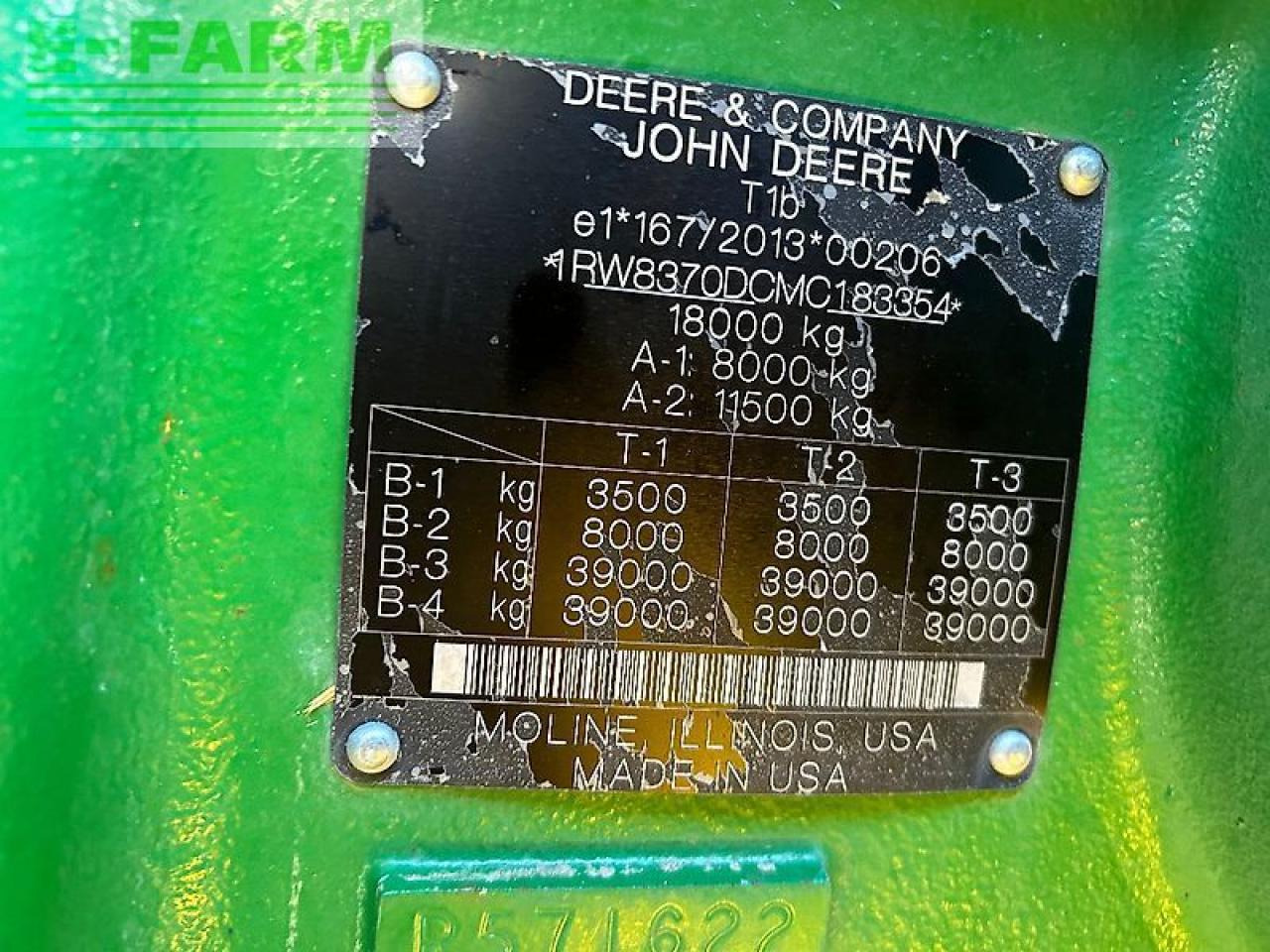 Farm tractor John Deere 8r370: picture 20