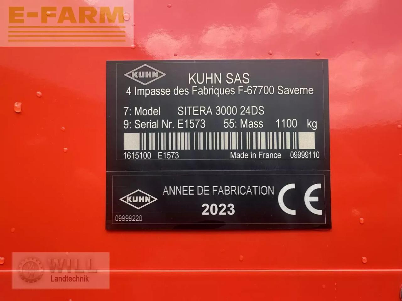 Combine seed drill Kuhn combiliner sitera 3000: picture 6 Combine seed drill Kuhn combiliner sitera 3000: picture 6