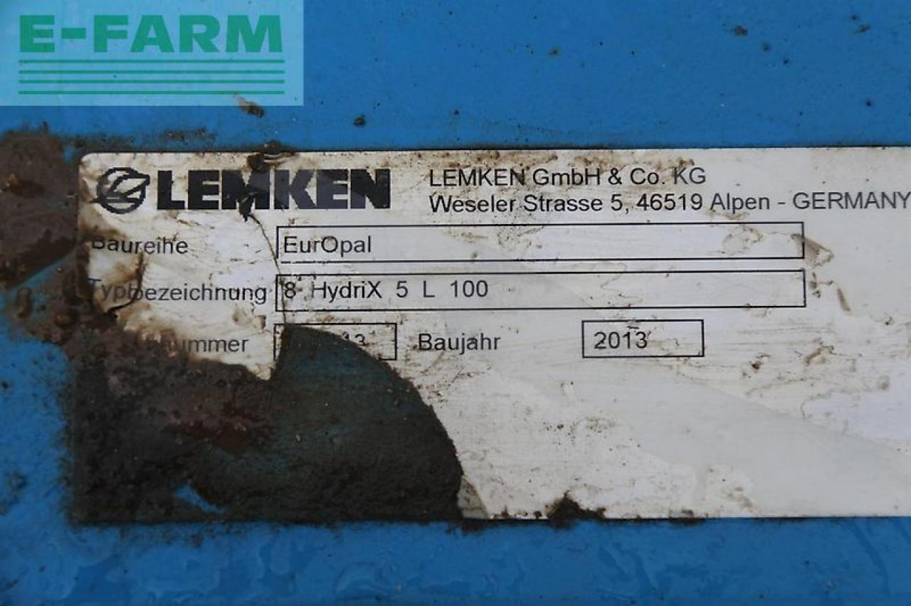 Lemken europal 8 hydrix 5 l 100 - Plow: picture 5 Lemken europal 8 hydrix 5 l 100 - Plow: picture 5