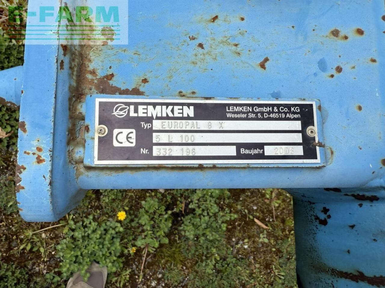 Lemken europal 8x - Plow: picture 5 Lemken europal 8x - Plow: picture 5