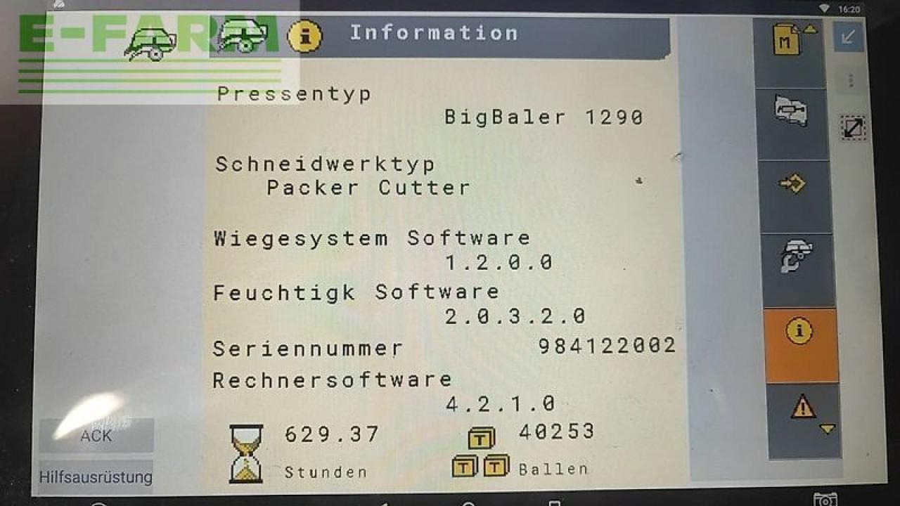 Square baler New Holland bb 1290 r: picture 14 Square baler New Holland bb 1290 r: picture 14