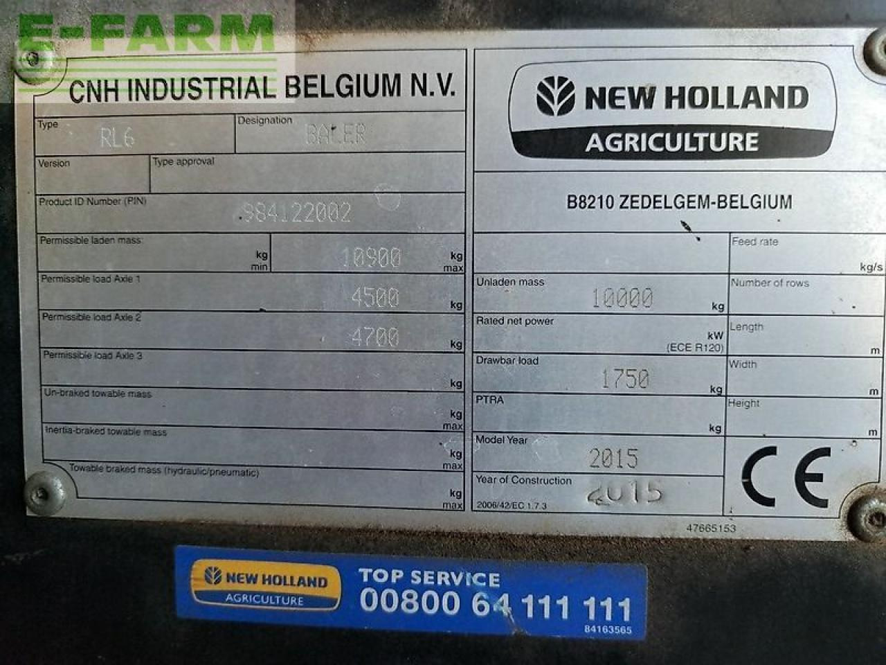 Square baler New Holland bb 1290 r: picture 13 Square baler New Holland bb 1290 r: picture 13