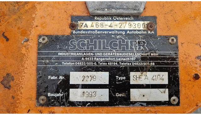 Schilcher SHEA 4104 - Snow removal vehicle: picture 4 Schilcher SHEA 4104 - Snow removal vehicle: picture 4