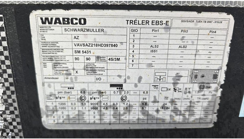 Container transporter/ Swap body trailer Schwarzmüller AZ S08 Container Lafette: picture 11 Container transporter/ Swap body trailer Schwarzmüller AZ S08 Container Lafette: picture 11