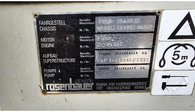 Van Ford Transit Feuerwehrauto: picture 19