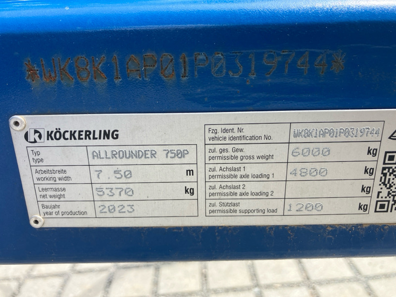 Köckerling Allrounder 750 profiline - Harrow: picture 2 Köckerling Allrounder 750 profiline - Harrow: picture 2