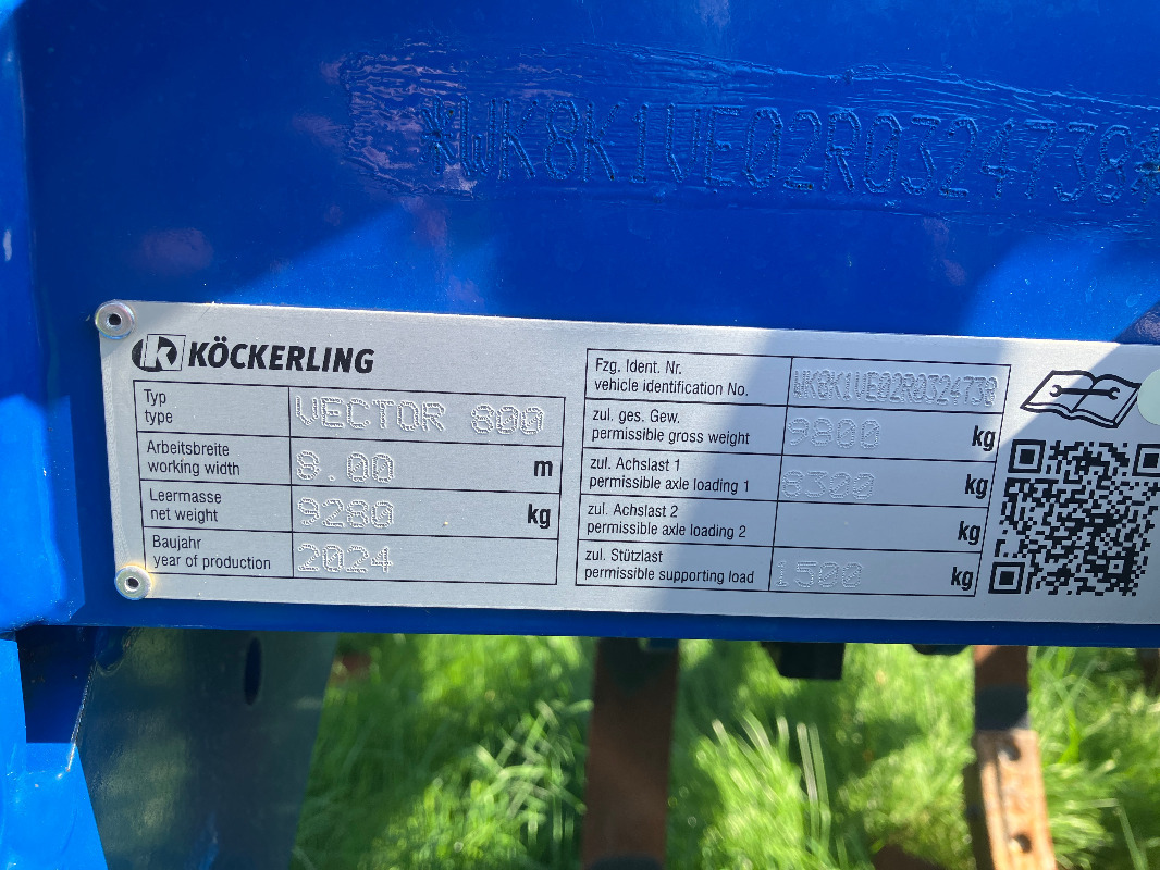 Köckerling Vector 800 - Cultivator: picture 2 Köckerling Vector 800 - Cultivator: picture 2