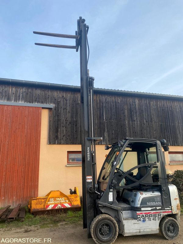 Chariot élévateur GAZ NISSAN 1.8T - LPG forklift: picture 3 Chariot élévateur GAZ NISSAN 1.8T - LPG forklift: picture 3