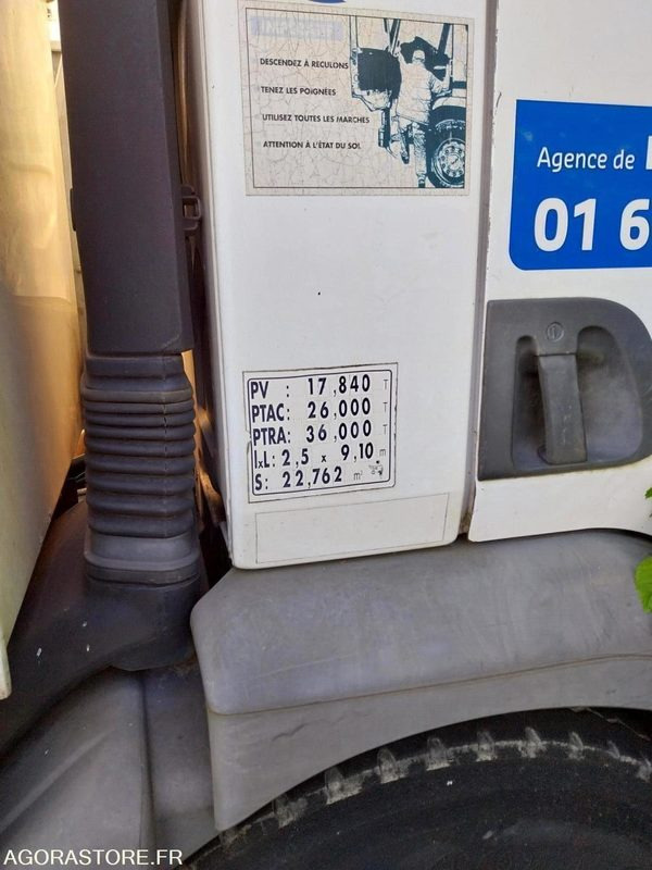 RENAULT P340 26T HUWER 2000 (269746Km) NON ROULANT EXPORT UNIQUEMENT - Vacuum truck: picture 4 RENAULT P340 26T HUWER 2000 (269746Km) NON ROULANT EXPORT UNIQUEMENT - Vacuum truck: picture 4