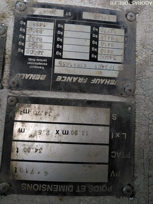 SEMI-REMORQUE TAUTLINER 3 ESSIEUX FC-892-RA - Semi-trailer: picture 2 SEMI-REMORQUE TAUTLINER 3 ESSIEUX FC-892-RA - Semi-trailer: picture 2